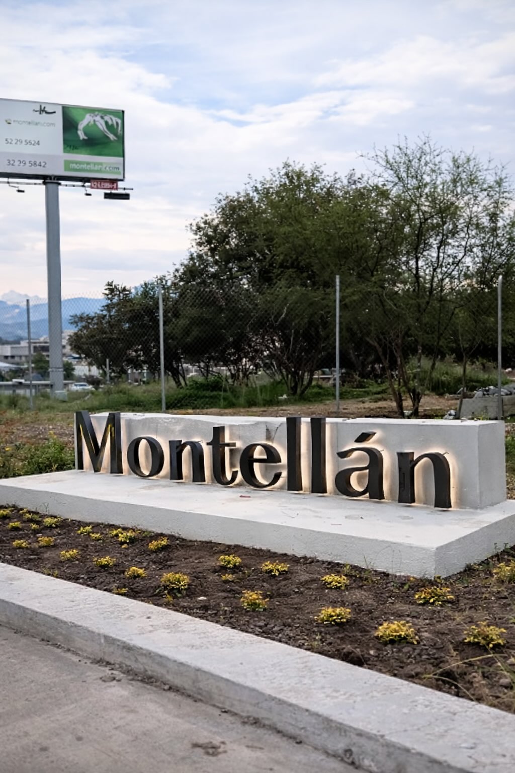 Letras 3D iluminadas en Monterrey