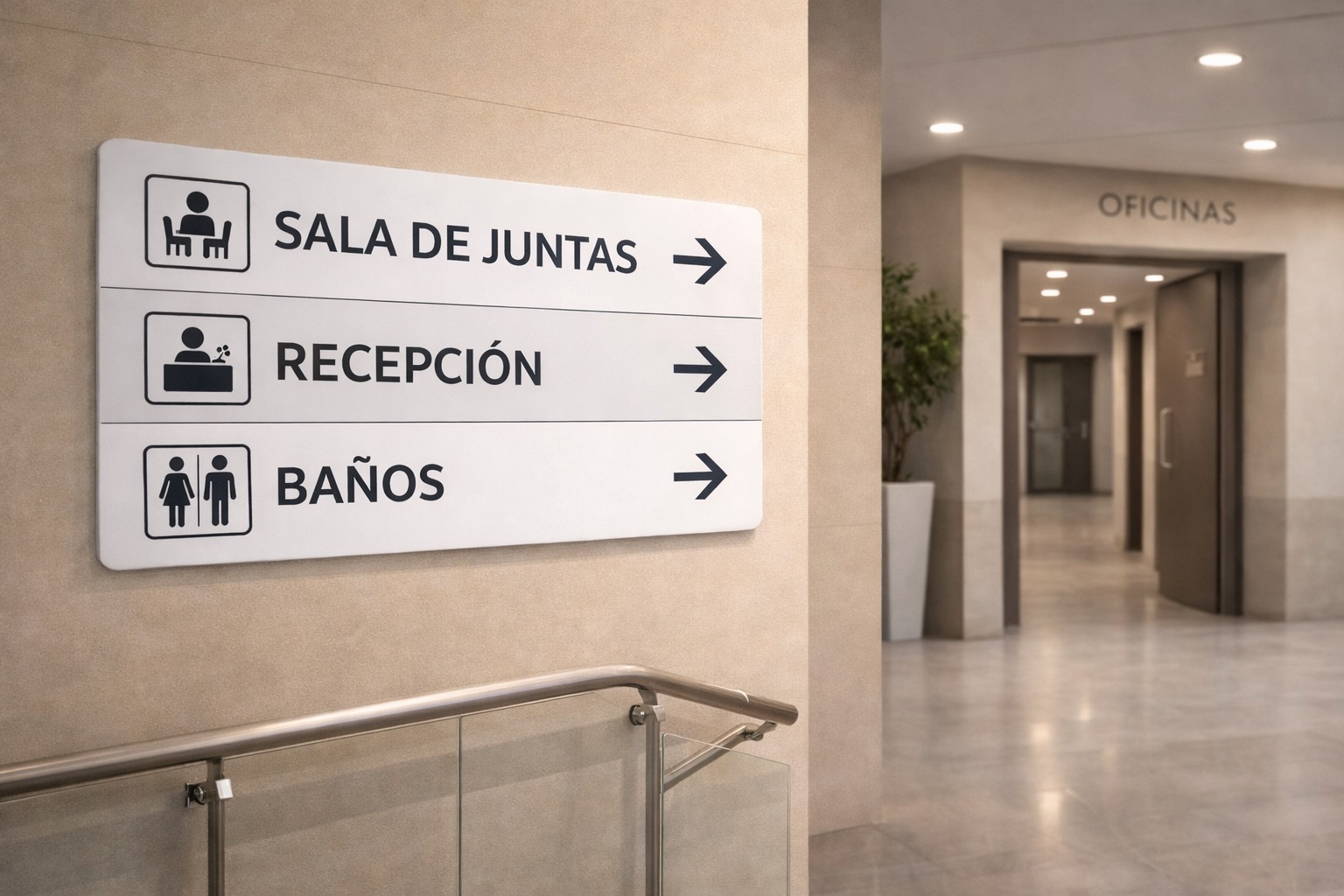 Directorios corporativos y señalización de acceso en Monterrey